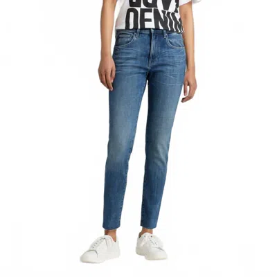 G-star Raw Skinny Ankle Leg Jean In Faded Cascade In Brown