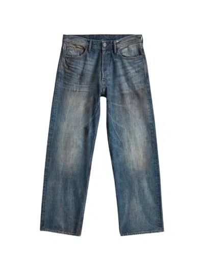 G-star Raw Straight Trousers In Blue