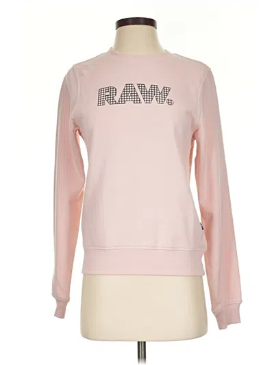 G-star Raw Sweatshirt In Pink