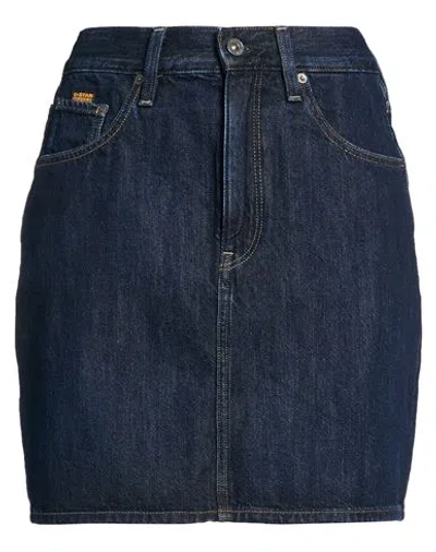 G-star Raw Woman Denim Skirt Blue Size 30 Cotton