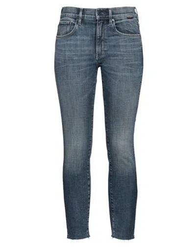 G-star Raw Woman Jeans Blue Size 24w-32l Cotton, Elastomultiester, Elastane