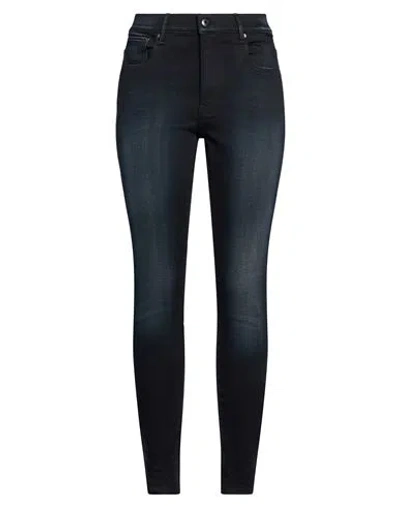 G-star Raw Woman Jeans Blue Size 24w-32l Cotton, Lyocell, Recycled Polyester, Elastane