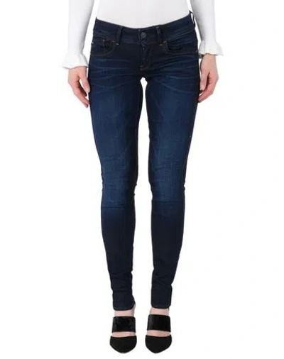 G-star Raw Woman Jeans Blue Size 25w-32l Cotton, Lyocell, Polyester, Elastane
