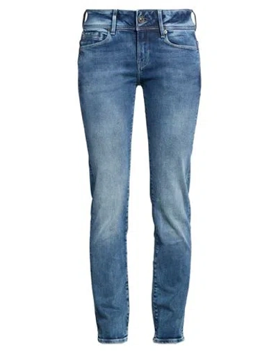 G-star Raw Woman Jeans Blue Size 27w-30l Cotton, Lyocell, Recycled Cotton, Elastane
