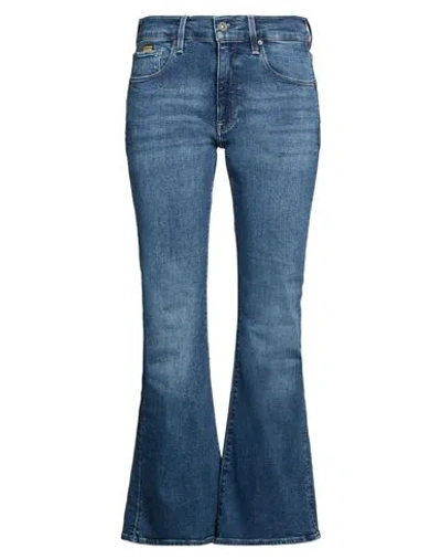 G-star Raw Woman Jeans Blue Size 29w-28l Cotton, Polyester, Elastane In Multi