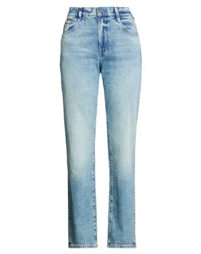 G-star Raw Woman Jeans Blue Size 30w-32l Cotton, Lycra