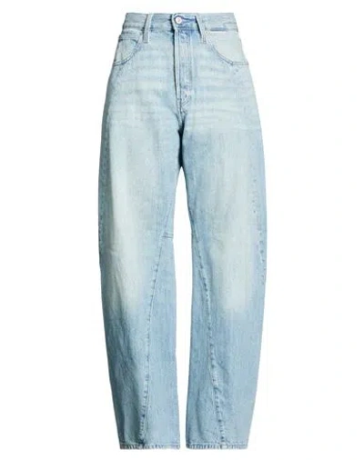 G-star Raw Woman Jeans Blue Size 30w-32l Cotton, Recycled Cotton