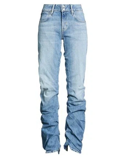 G-star Raw Woman Jeans Blue Size 31w-32l Cotton, Recycled Cotton