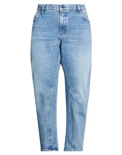 G-star Raw Woman Jeans Blue Size 32w-32l Cotton, Organic Cotton