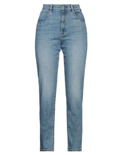 G-star Raw Woman Jeans Blue Size 32w-32l Cotton, Recycled Cotton, Elastane