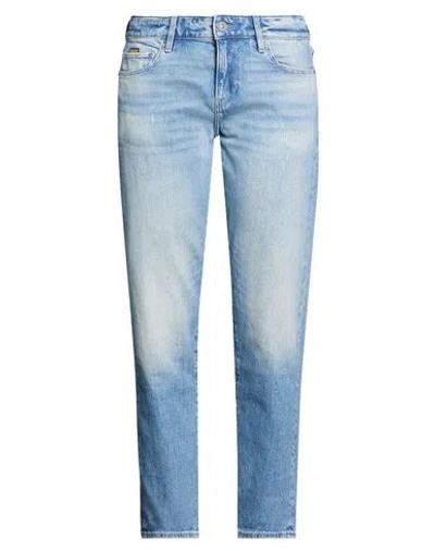 G-star Raw Woman Jeans Blue Size 32w-32l Cotton, Recycled Cotton, Elastane