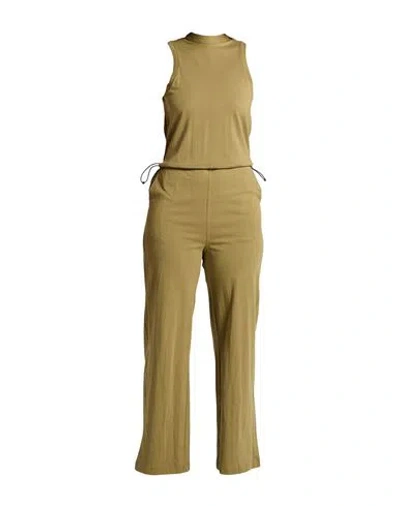 G-star Raw Woman Jumpsuit Khaki Size Xs Cotton In Beige