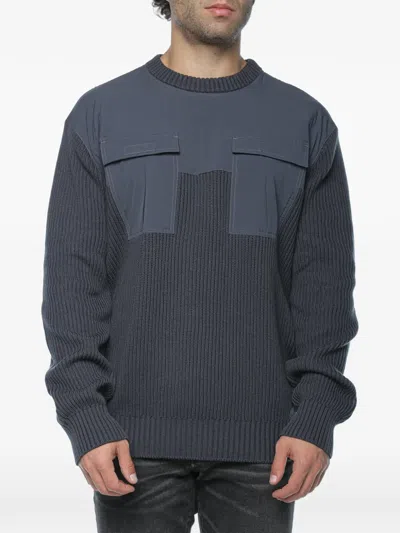 G-star Raw Woven-mix Panelled Sweater In Animal Print