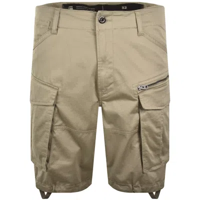 G-star Rovic Loose Shorts Beige In Brown