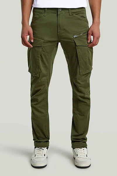 G-star Rovic Zip 3d Regular Tapered Cargo Pant In Darkbronze Green, Men's At Urban Outfitters