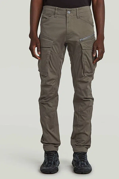 G-star Rovic Zip 3d Regular Tapered Cargo Pant In Gs Grey, Men's At Urban Outfitters In Green