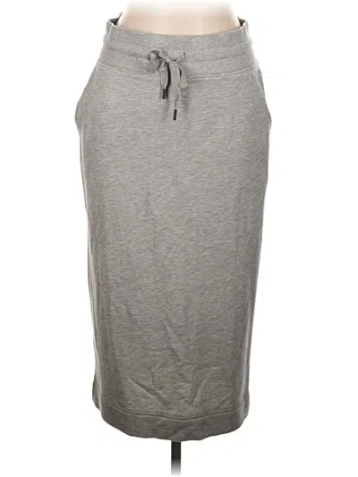 Pre-owned Gstq Casual Skirt In Gray