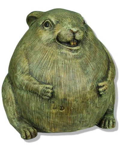 G.t. Direct Corporation Gt Direct Polyresin Chubby Rabbit In Green