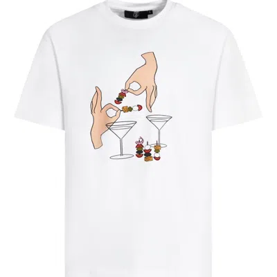 Thegtfashion Men's Cheers T-shirt – White