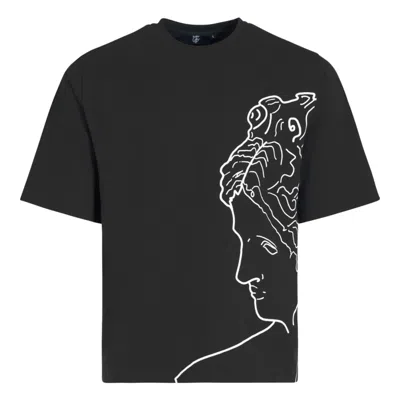 Thegtfashion Men's Renaissance Neon T-shirt – Black