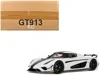 Gt Spirit 2023 Koenigsegg Regera White With Black Stripes 1/18 Model Car By  In White