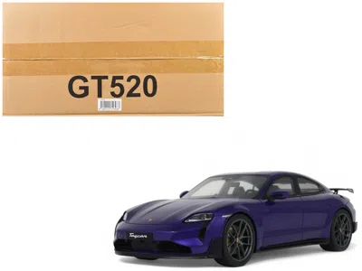 Gt Spirit 2023 Porsche Taycan Turbo Gt Purple Sky Metallic 1/18 Model Car By