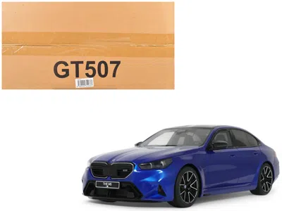 Gt Spirit 2024 Bmw M5 (g90) Marina Bay Blue Metallic With Black Top 1/18 Model Car By