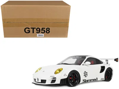 Gt Spirit 2024 Porsche 911 Turbo Lb-works White With Black Top 1/18 Model Car By