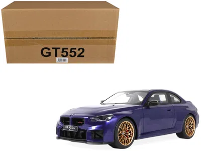 Gt Spirit 2025 Bmw M2 Cs Blue Metallic With Black Top 1/18 Model Car By