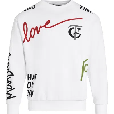 Thegtfashion Street Dialect Sweatshirt - White
