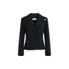 Gt Women's Black Butterfly-detail Blazer In Black