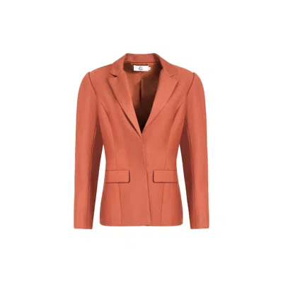 Gt Women's Brown Structured Blazer