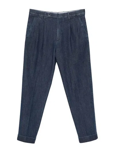 Gta `dante` Denim Stretch Pants In Blue
