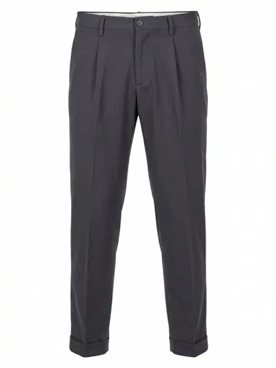 Gta `dennis R` Wool Pants In Gray