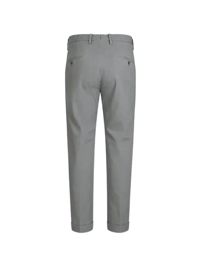Gta Gray Cotton Lino Polyamide Trousers In Multi