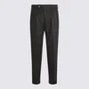 Gta Grey Wool Pants In Gray