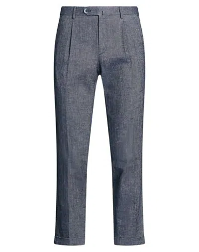Gta Il Pantalone Man Jeans Navy Size 32 Cotton, Linen, Elastane In Blue