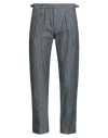 Gta Il Pantalone Man Pants Blue Size 32 Cotton, Linen In Gray