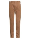 Gta Il Pantalone Man Pants Camel Size 32 Cotton, Elastane In Brown