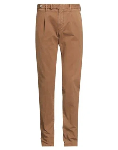 Gta Il Pantalone Man Pants Camel Size 32 Cotton, Elastane In Brown