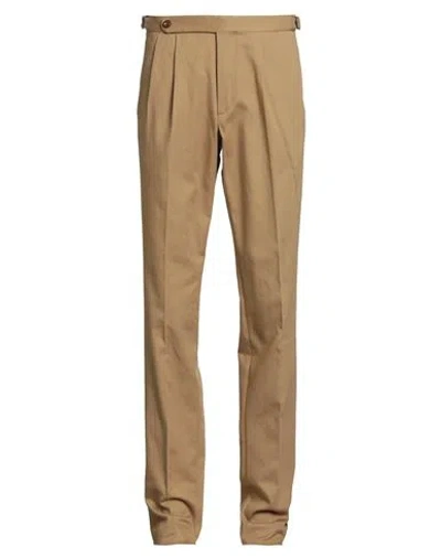 Gta Il Pantalone Man Pants Camel Size 36 Cotton, Elastane In Sand