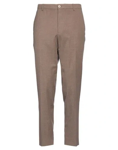 Gta Il Pantalone Man Pants Camel Size 36 Polyester, Viscose, Elastane In Beige