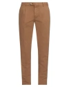 Gta Il Pantalone Man Pants Camel Size 38 Cotton, Elastane In Beige