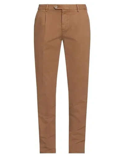 Gta Il Pantalone Man Pants Camel Size 38 Cotton, Elastane In Beige