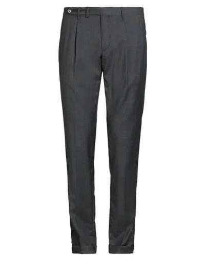 Gta Il Pantalone Man Pants Charcoal Size 34 Wool In Gray