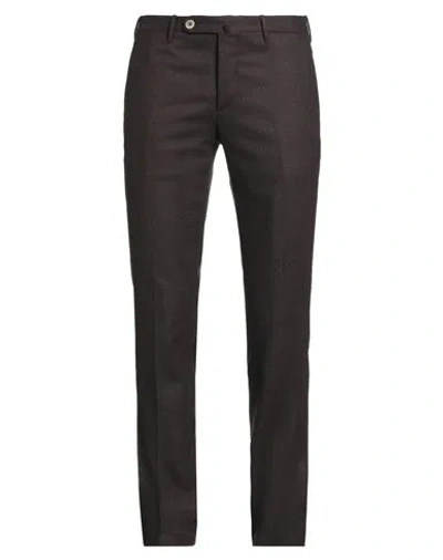 Gta Il Pantalone Man Pants Chocolate Brown Size 36 Virgin Wool, Nylon, Elastane