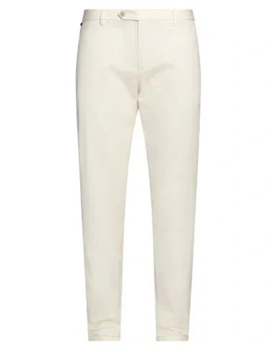 Gta Il Pantalone Man Pants Cream Size 38 Cotton, Elastane In White