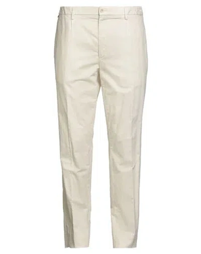 Gta Il Pantalone Man Pants Cream Size 38 Cotton, Linen, Lyocell, Elastane In Neutral