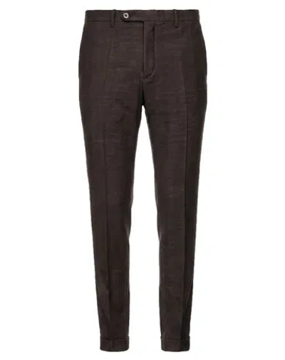 Gta Il Pantalone Man Pants Dark Brown Size 34 Virgin Wool, Polyamide
