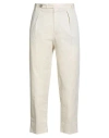 Gta Il Pantalone Man Pants Ivory Size 32 Cotton, Elastane In White
